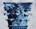 Corintio Azul | Pintura de Miguel Ortega Mesa | Compra arte en Flecha.es