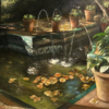 Jardín andaluz de la Casa de Sorolla | Pintura de TOMAS CASTAÑO | Compra arte en Flecha.es