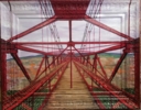 Puente colgante Portugalete | Pintura de Jorge perez | Compra arte en Flecha.es