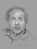 Retrato de JPAdM | Dibujo de Alberto Ballarín | Compra arte en Flecha.es