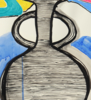 Bursting greek vase meets Matisse | Dibujo de Lisa | Compra arte en Flecha.es