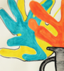 Bursting greek vase meets Matisse | Dibujo de Lisa | Compra arte en Flecha.es