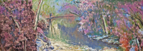 Travesía reflejada V | Pintura de Manuel Luca de tena | Compra arte en Flecha.es