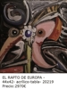 El  RAPTO DE EUROPA | Pintura de Enrique Porta | Compra arte en Flecha.es