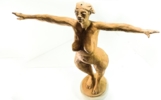Serie yoga, En cruz. | Escultura de Lunaolivares | Compra arte en Flecha.es