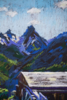 OLD MILL IN ALPES. SCUOL, SWITZERLAND. IMPRESSIONISTIC ETUDE ORIGINAL OIL PASTEL PAINTING. SMALL MOUNTAINS NATURE IMPRESSIONISM IMPRESSION DECOR TRAVEL BRIGHT | Pintura de Sasha Romm Art | Compra arte en Flecha.es