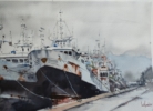 Puerto | Pintura de Luis Imedio | Compra arte en Flecha.es