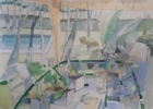 Mesa del jardín. Boceto | Dibujo de Carolina Veramendi B | Compra arte en Flecha.es