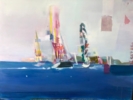Regata con paisaje | Collage de Ana Alcaraz | Compra arte en Flecha.es