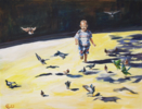 RUN LIKE NOBODIE IS WATCHING. L'ART DE VIVRE SERIES. | Pintura de Sasha Romm Art | Compra arte en Flecha.es