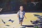 RUN LIKE NOBODIE IS WATCHING. L'ART DE VIVRE SERIES. | Pintura de Sasha Romm Art | Compra arte en Flecha.es