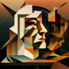 Arte Geometrico , Woman 2 | Digital de Leslie Alvarez | Compra arte en Flecha.es