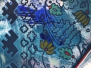 “I AM” LARGE BLUE CONTEMPORARY ACRYLIC PAINTING | Pintura de Yuliia | Compra arte en Flecha.es