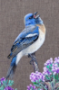 El Pajaro Azul Cantando. | Pintura de Anastasia Woron | Compra arte en Flecha.es