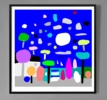 Noche estrellada (61x61cm) | Dibujo de ALEJOS | Compra arte en Flecha.es