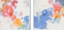 Díptico 2  (emotional maps) | Pintura de Susana Sancho | Compra arte en Flecha.es