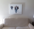 En una acera de Londres | Pintura de JESÚS MANUEL MORENO | Compra arte en Flecha.es
