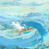 Díptico 19 (emotional seascape) | Pintura de Susana Sancho | Compra arte en Flecha.es