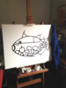 Ballesta (Triggerfish) | Pintura de Rafa Mateo | Compra arte en Flecha.es