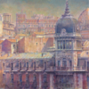 Real Compañía Asturiana de Minas | Pintura de Luis Javier Gayá | Compra arte en Flecha.es