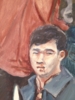 Turistas en Trafalgar Square | Pintura de JESÚS MANUEL MORENO | Compra arte en Flecha.es