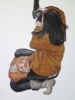Turistas en Trafalgar Square | Pintura de JESÚS MANUEL MORENO | Compra arte en Flecha.es