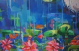 Juego de azules 2 | Pintura de Amaya Fernández Fariza | Compra arte en Flecha.es