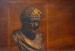 La Columna azul. | Pintura de Álvarez Cebrián | Compra arte en Flecha.es
