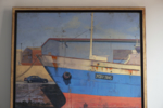 Puerto de Vigo II | Pintura de Álvarez Cebrián | Compra arte en Flecha.es