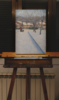 Nevada en el parque. | Pintura de Álvarez Cebrián | Compra arte en Flecha.es