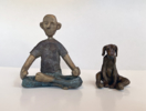 Yoga en pareja | Escultura de Ana Valenciano | Compra arte en Flecha.es