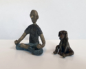 Yoga en pareja | Escultura de Ana Valenciano | Compra arte en Flecha.es