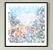 Lluvia V (43x43cm) | Dibujo de ALEJOS | Compra arte en Flecha.es