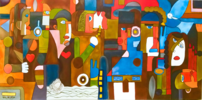 The Paradox of Presence, Oil painting, by Mary G. (La Paradoja de la Presencia - Pintura al Óleo de Mary G) | Pintura de MaryG | Compra arte en Flecha.es
