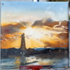 FARO A CONTRALUZ | Pintura de MAYLU GARCIA | Compra arte en Flecha.es
