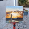 FARO A CONTRALUZ | Pintura de MAYLU GARCIA | Compra arte en Flecha.es