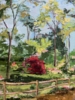 Sendero entre azaleas | Pintura de Paloma Ripollés | Compra arte en Flecha.es