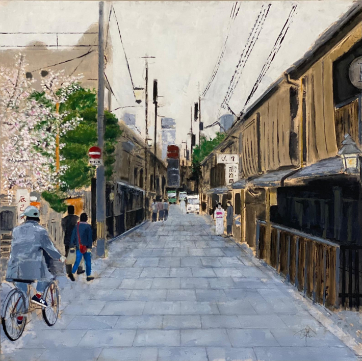 Shinbashi |Pintura de Pipa Martín | Compra arte en Flecha.es